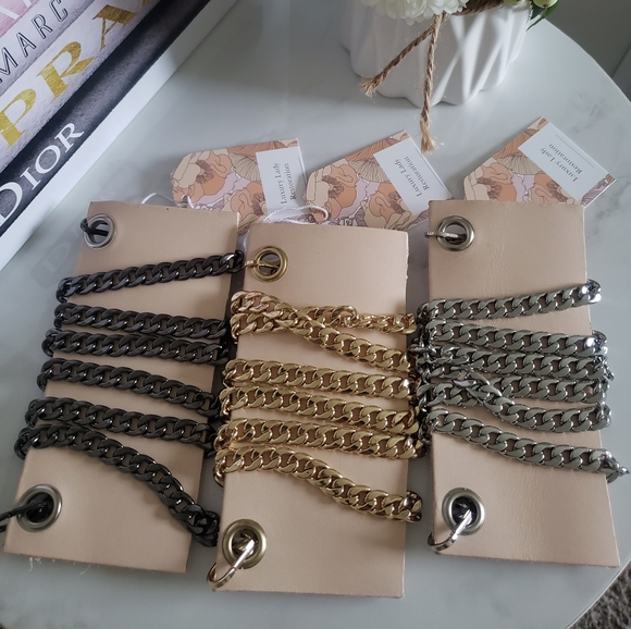 Leather Wallet insert with chain - Picture 10 of 10